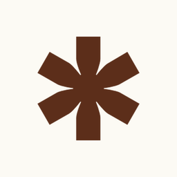 Brand favicon — asterisk on cream